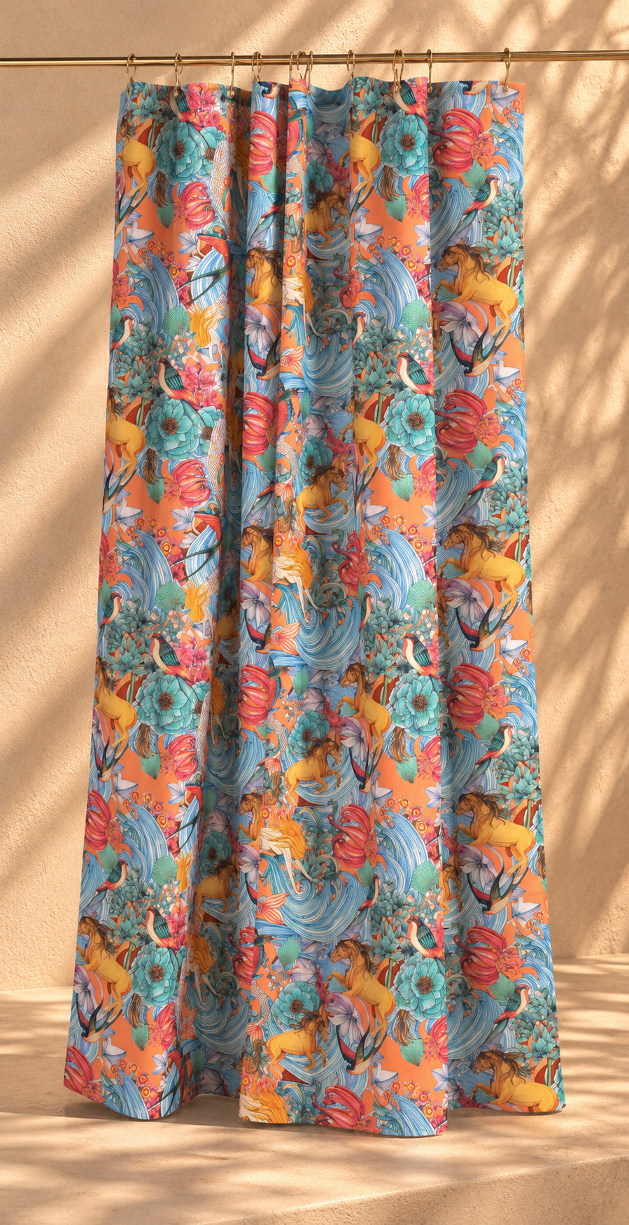 Shower Curtain -Poolside Dreams